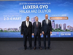 LUXERA GYO HALKA ARZDA 910 B�N YATIRIMCIDAN 7 KAT TALEP ALDI